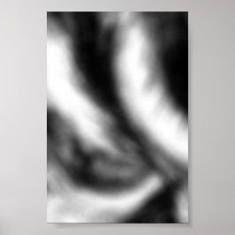 Arte abstracto de pared en negro y blanco