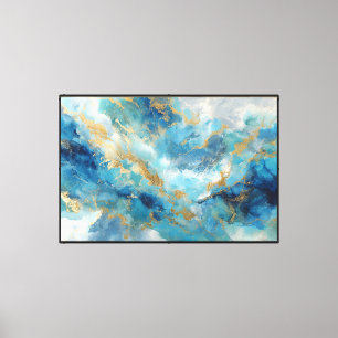 Arte abstracto de pared mineral de remolino de tur