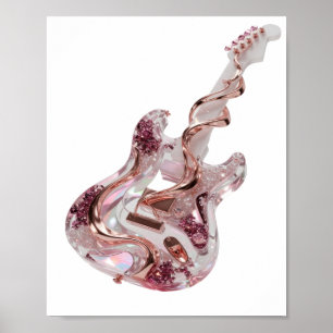 Arte abstracto de plata IMPACTANTE Diseño gráfico