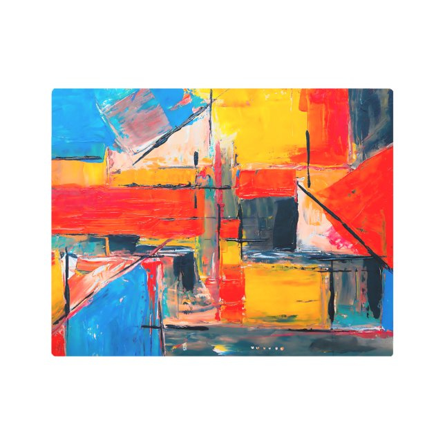 Arte abstracto de pulso urbano (Anverso)