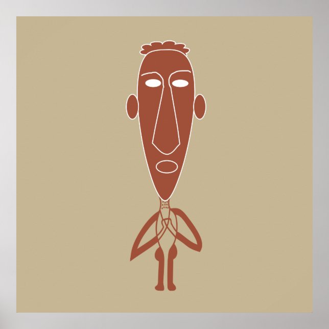 arte abstracto de retrato moderno (Frente)