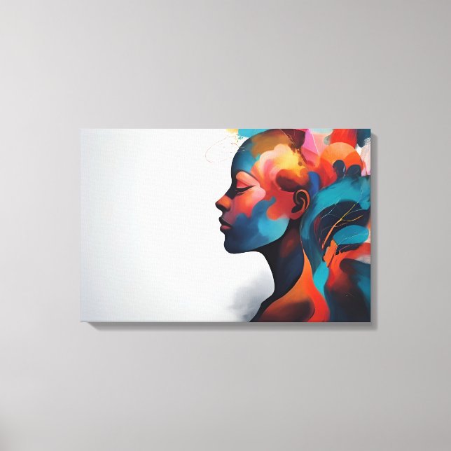 Arte abstracto de salud mental (Anverso)