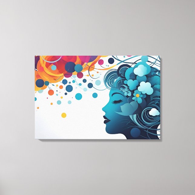 Arte abstracto de salud mental (Anverso)