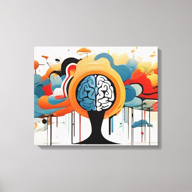 Arte abstracto de salud mental (Anverso)