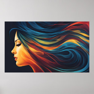 Arte abstracto de salud mental
