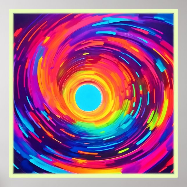 Arte abstracto de Swirling Vortex (Frente)