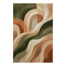 Arte abstracto de terracota de la Tierra para gale