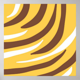 arte abstracto de tigres