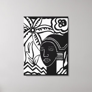 arte abstracto de tinta negra en la jungla african