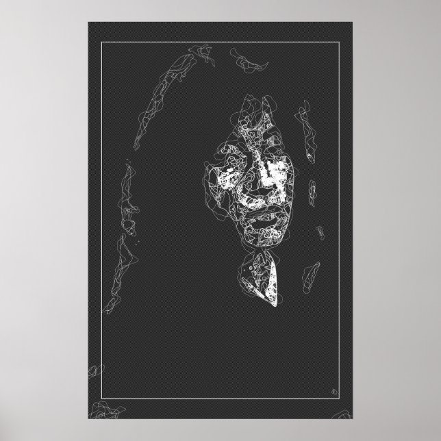 arte abstracto de una figura misteriosa estética (Frente)