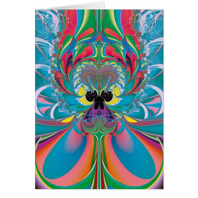 Arte abstracto de verano mariposa (Frente)