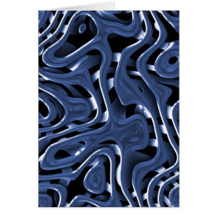 Arte abstracto del cromo azul de Swiryly