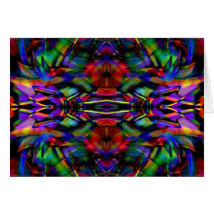 Arte abstracto del fractal del arco iris