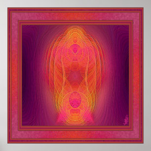 Arte abstracto del lugar sagrado interno
