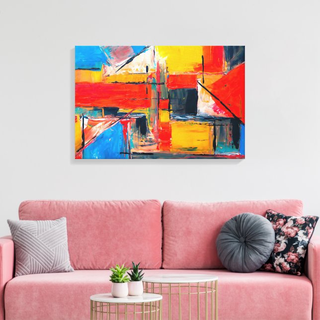 Arte abstracto del pulso urbano (Insitu (Sala de estar))