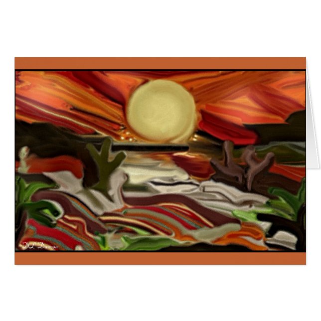 Arte abstracto del Suroeste de los Cielos (Anverso (Horizontal))