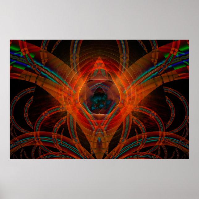 Arte abstracto digital Vader (Frente)