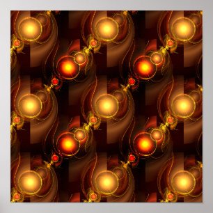 Arte abstracto elegante boho moderno dorado Patrón
