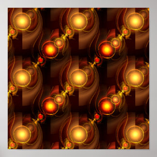 Arte abstracto elegante boho moderno dorado Patrón