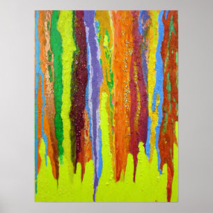 Arte abstracto en amarillo