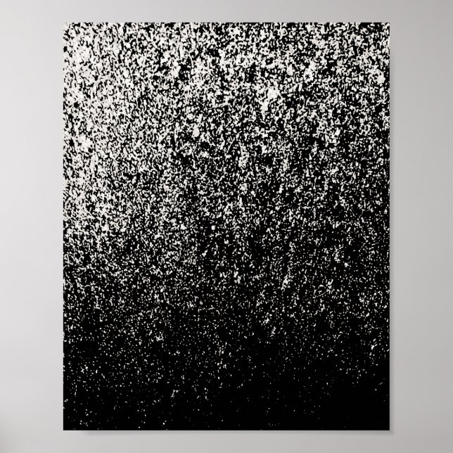 Arte abstracto en blanco y negro (Frente)