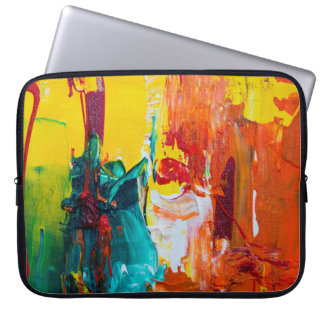 Arte abstracto en bolsa de electrónica