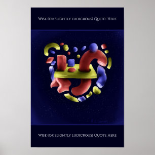 Arte abstracto en impresión, papel de cartel de va