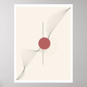 Arte abstracto en la pared