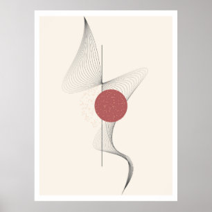 Arte abstracto en la pared