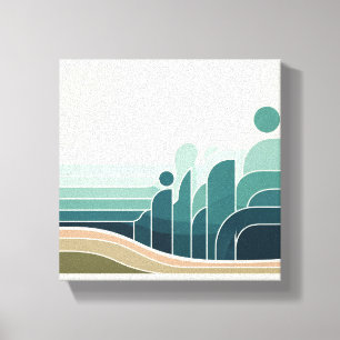 Arte abstracto en la pared Decoración moderna de