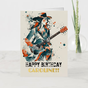 Arte abstracto femenino personalizable Inspirador 