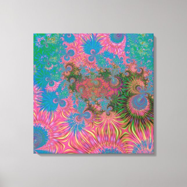 Arte abstracto fractal de arrecife de coral (Anverso)