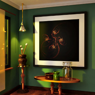 Arte abstracto fuera de la oscuridad