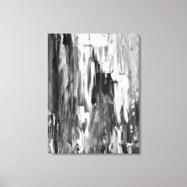 Arte abstracto 'fundido' en blanco y negro