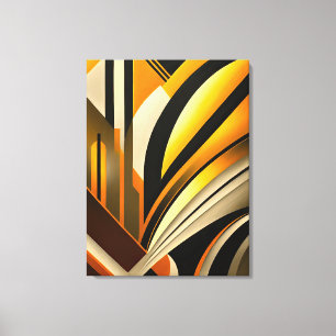 Arte abstracto geométrico de oro
