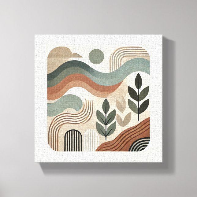 arte abstracto geométrico minimalista (Anverso)