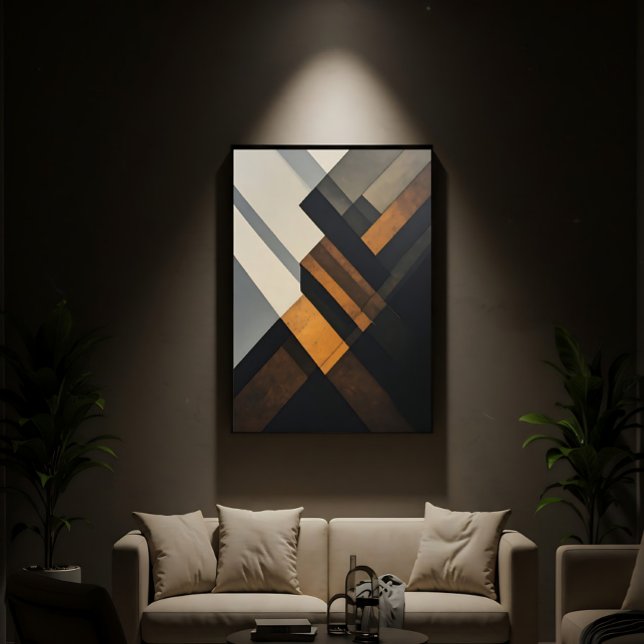Arte abstracto geométrico texturizado moderno de ó (Subido por el creador)