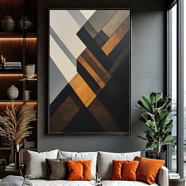 Arte Abstracto Geométrico Texturizado Moderno de Ó (Subido por el creador)