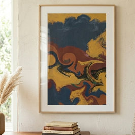 Arte abstracto grande Wabi Sabi para pared