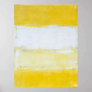 Arte abstracto gris y amarillo "Snap Shot"