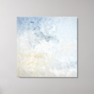 Arte abstracto gris y beige "recolectado"