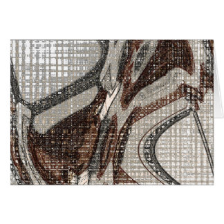 Arte abstracto gris y marrón