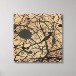 Arte abstracto inspirado en Pollock Santuario