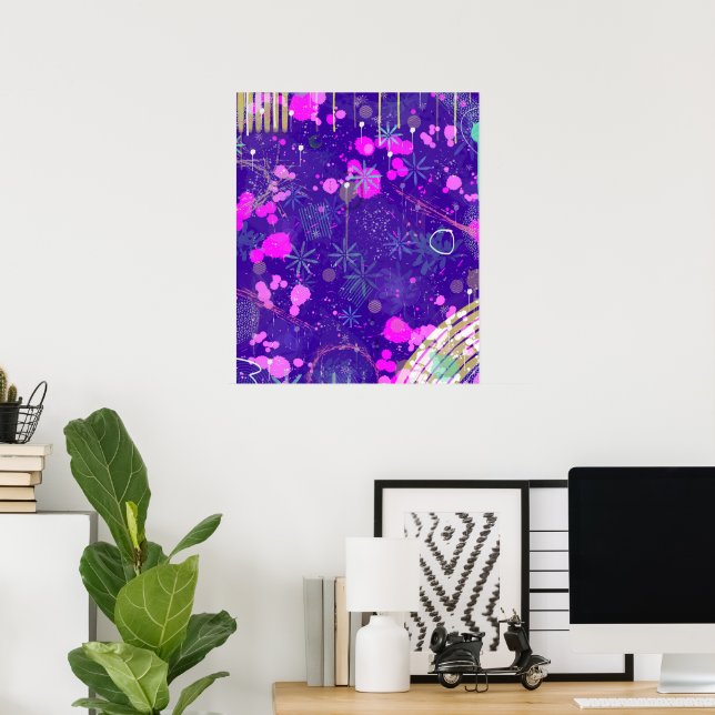 Arte abstracto: la mente creativa (Oficina en casa)