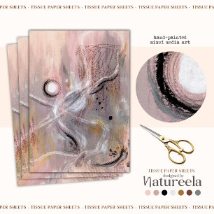 Arte abstracto lilac moderno Papel de tejidos