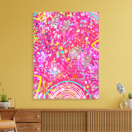 Arte abstracto maximalista: la tienda de golosinas
