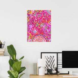 Arte abstracto maximalista: la tienda de golosinas
