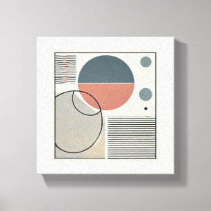 Arte abstracto minimalista de color pastel