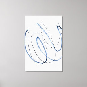 Arte abstracto minimalista de línea en movimiento 