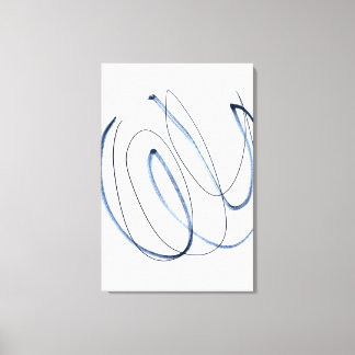 Arte abstracto minimalista de línea en movimiento 